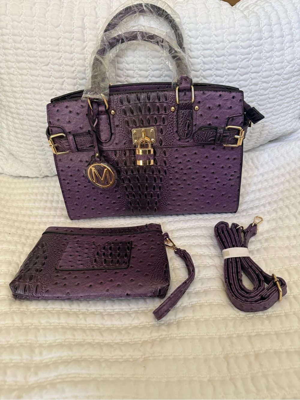 Bougie on a Budget! Birkin-Inspired Bag and Wristlet Set